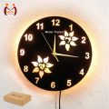 New Wooden Clock With Premium Light I The New Wooden Wall Clock Big Size I Wall Clock I Wooden Wall Clock I Wall clocks for bedroom I Wall Clocks for drawing room I Wooden Wall Clocks for bedroom. 