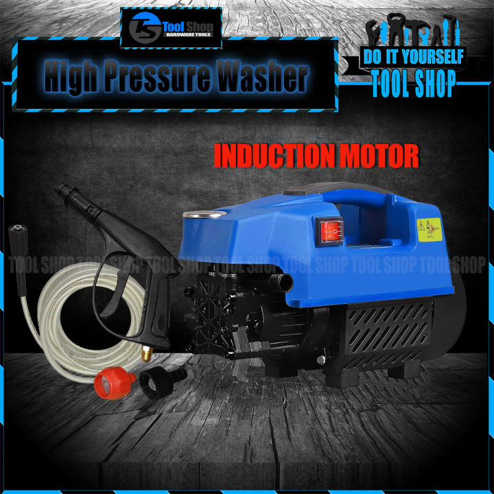 High Pressure Washer - Induction Motor - Copper Winding for cleaning solar penal and car washing and bike