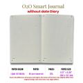 Standard Executive Notebook Diary Size (8.5" x 5.5") without date. 