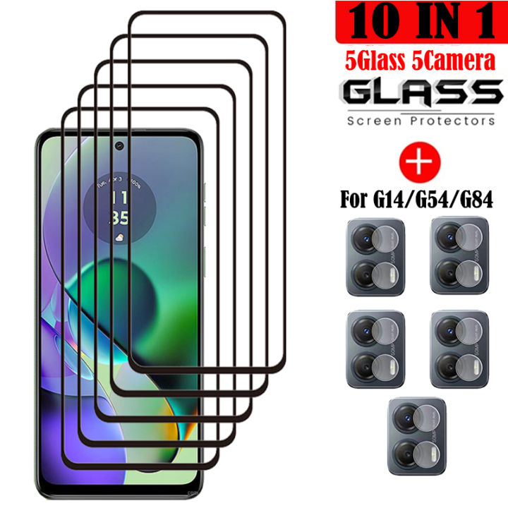Tempered Glass Screen Protector For Motorola Moto G54 G84 Anti-Explosion Glass For Moto G14 Camera Film