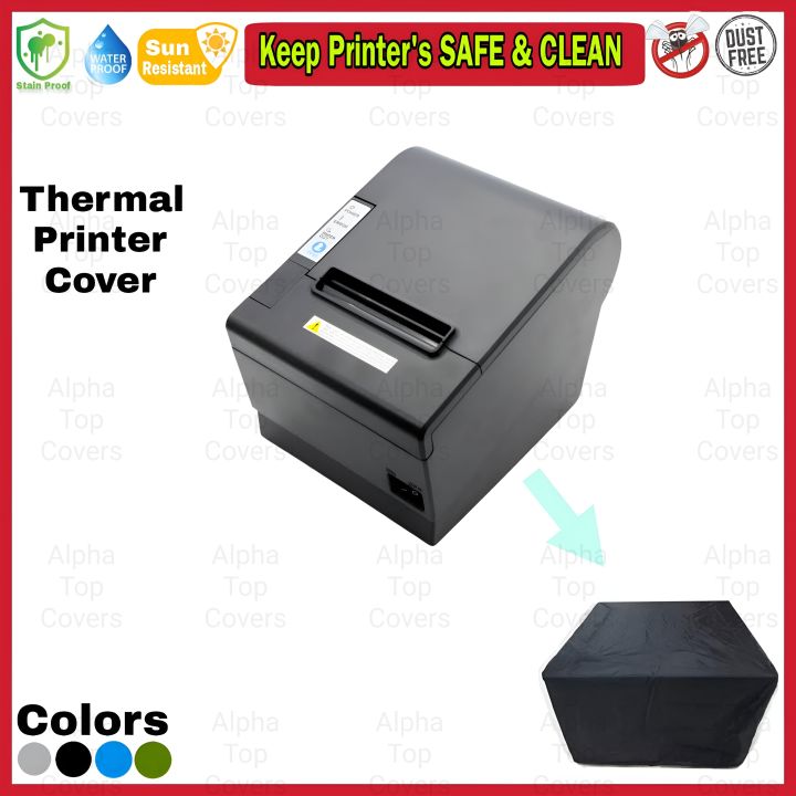 Thermal Printer Cover By Alpha Top Covers - Parachute Quality - Thermal Receipt Printer Cover