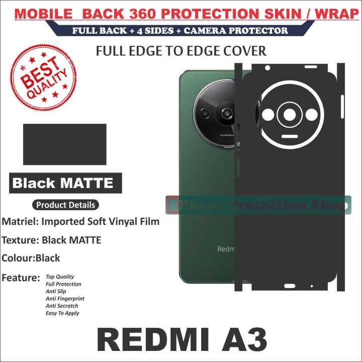 REDMI%20A3%20full%20Back%20360%20Protection%20skin%20wrap%20with%20sides%20and%20camera%20protection%20premium%20quality%20full%20cover%20-%20Image%202