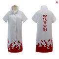 Anime Naruto Cosplay Cloaks Hokage Namikaze Minato Uniform Kakashi Capes Costume. 
