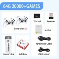 (M2)Video Game Stick 4K Console 64G Built-in 20000 Games Retro Handheld TV Game Console Wireless Controller For GBA Kid Game. 
