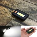 Mini COB LED Keychain Flashlight 3 Modes Key Chain Portable Keyring Light. 