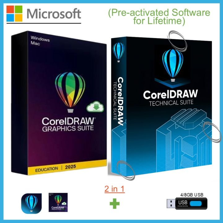CorelDRAW Technical and Graphics Suite Latest Software (Lifetime ...