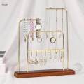 Iron Jewelry Organizer Stand Metal Large Storage Multi Tiers Display Rack Hanging Holder for Bangles Necklace Pendant Women Girls Gift. 