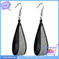 Water Drop Shape Alloy Simple Hollow Drop Earrings Hook Earrings Party Supplies for Wedding. 