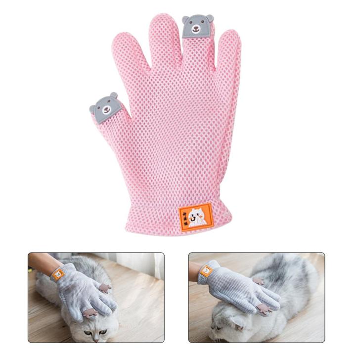 Pet Deshedding Brush Glove Dog Cat Grooming Glove Brush Comb Cat Hair Glove Dogs Bath Cleaning Supplies Animal Combs