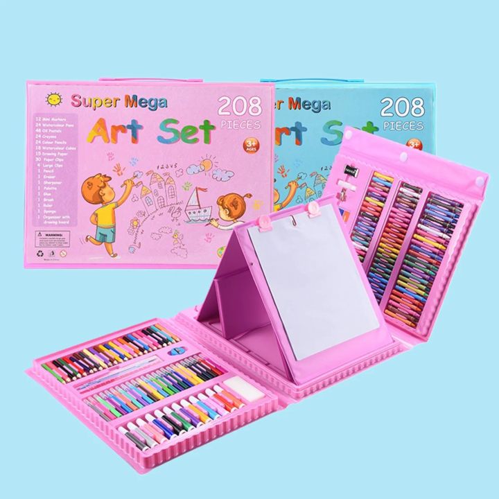 208%20Pieces%20Kids%20Drawing%20Set,%20Art%20Supplies,%20Painting%20Art%20Kits%20with%20Pastel%20Colors,%20Colored%20Pencils,%20Crayons%20and%20Paint%20Brush,%20Portable%20Coloring%20Tools%20and%20Creative%20Gift%20Box%20for%20Kids%20-%20Image%202