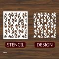Solomostry Pattren Reusable Stencil For wall Painting Art DIY Home Decor, Album Crafts and Canvas. 