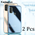 2PCS for Motorola E30 case Soft Transparent Full Protection Clear Back Cover Moto E30 Phone cases For girls and Boys. 