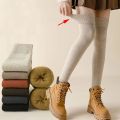 New in Winter Over Knee High Footless Socks for Women Black Khaki Warm Long Leg Warmers Thermal Thigh High Sock Cuffs Long Socks. 