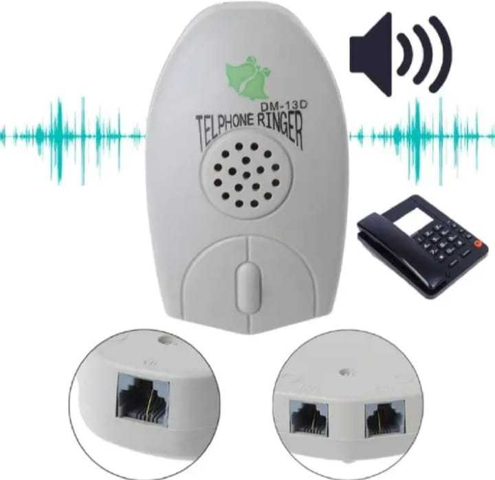 Universal Landline Phone Bell Ringer Extra Loud Telephone Ring For Telephone /landline and Ptcl Set Telephone Bell use for Extra Sound