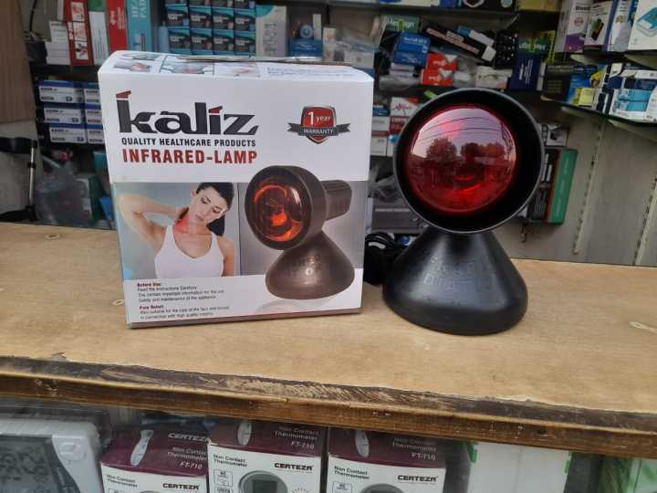 Infrared Lamp for Pain Relief & Physiotherapy with Adjustable Stand – Includes Infrared Lamp Bulb