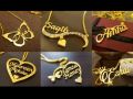 costumized name locket 24k gold plated. 