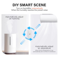 Multi-Functional Graffiti Smart WiFIi Temperature Humidity Sensor Portable House Smart Linkage Sensor Durable. 