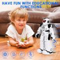 ARANEE RC Robot Toy for Kids, Intelligent Programmable Robot with Infrared Controller Toys, Dancing, Singing, Led Eyes, Gesture Sensing Robot for Kids (Black) UK IMPORT. 