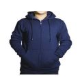 Jack beos Plain Navy Blue Zipper Hoodie For Men. 
