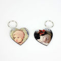Plastic MDF Dil HEART shape  Sublimation Key Chain, For Gift Purpose. 