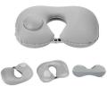 【Happytree】 QCZX Travel Pillows Airplanes Inflatable Super Light Portable Neck Pillow U-Shape Automatic Inflatable Cervical Vertebr Pillow. 
