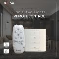 Clopal 4 Channels On/Off 220V Lights & Fan Remote Control Switch - Brand Quality Product. 