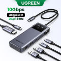 UGREEN Uno 6-in-1 USB-C Hub, 4K@60Hz HDMI, PD100W Charging, 10Gbps USB3.2, Compatible with MacBook Pro/Air M3, Samsung S25/S24 Ultra, iPad Pro, Laptop Docking Station. 