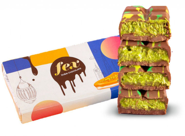 fex dubai Kunafa Chocolate 200g