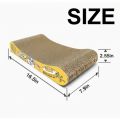 New High-Quality Sisal Cat Scratcher Pad - Cat Scratching Post, Activity Toy, Durable 20x7.5x2 Inch - Yellow. 