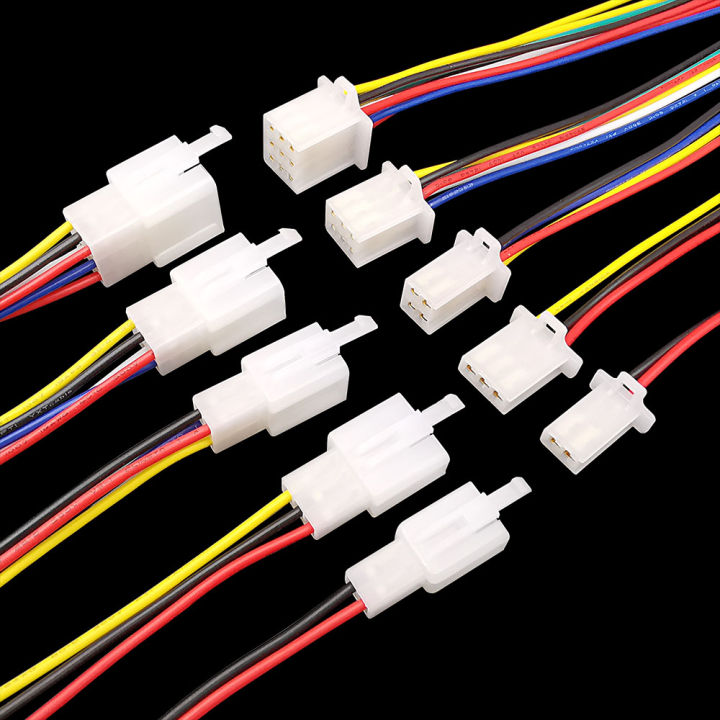 2 pairs 9 Pin Way 2.8mm Automotive Electrical Wire Connectors Ebike