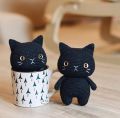 Handmade Crochet Little kitty cat Stuffed Amigurumi Toy | gift for girls and kids | CrochetLine. 