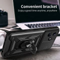 For Realme C51 / C53 / Narzo N53 / Note 50 Case Hard Sliding Lens Protect Stand Holder Back Cover. 