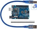 Arduino UNO R3 Board ATmega328P with USB Cable(Arduino-Compatible) for Arduino, Input Voltage 7-12V, 16MHZ,14 Digital 1/0 pins Support PWM, SRAW 2KB (with Cable). 