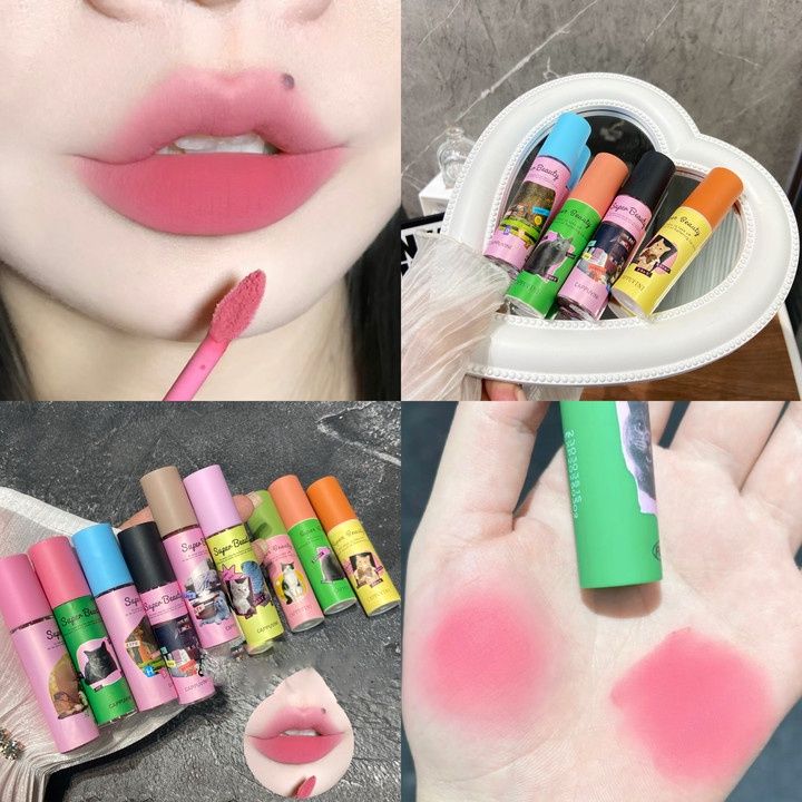 Cappuvini%20Long-Lasting%20Waterproof%20Non-stick%20Cup%20Lipstick%20Matte%20Velvet%20Mist%20Mousse%20Lipsticks%20Natural%20Korean%20Lip%20Mud%20Makeup%20Cosmetic%20Moisturzing%20Smooth%20Liquid%20Lip%20Tint%20-%20Image%202