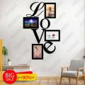 LOVE Photo/Pictures Frames 3D Wooden Wall DIY Frame For Home Decor Living Room, Bed Rooms And Offices / room decoration item / wall decoration item / home decoration item. 