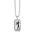 2023 Anubis Egyptian Hip Hop Man Trendy Stainless Steel Charm Jewelry Necklaces Man Anti Tarnish 2024. 