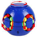 Magic Bean Rotating Cube Gyro Stress Reliever Fidget Spinner Toy. 