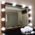 Hollywood Led Lights - Be a Movie Star at Home - Hollywood Style LED Vanity Mirror Lights Kit with 10 Dimmable Bulbs For Makeup Dressing Fixture Strip For Makeup Mirror Vanity Table Set. 