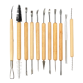 11 pcs Clay Tool Set Pottery Clay Sculpture Carving Tool Set for clay polymer ceramics. 