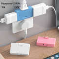 2500W Rotatable Socket Converter Multi Plugs 3 In 1 Wireless Power Socket 250V Outlet Power Charger 10A extension Power Plug Travel Adapter Plug Converter. 