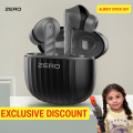 Zero® Carbon Wireless Earbuds |  Gaming Earbuds | 13mm Base Driver Earbuds | Quad Mic ENC Earbuds for Calling | Noise Cancelling Earbuds | Earbuds for iOS and Android | Best Earbuds for Men and Women. 