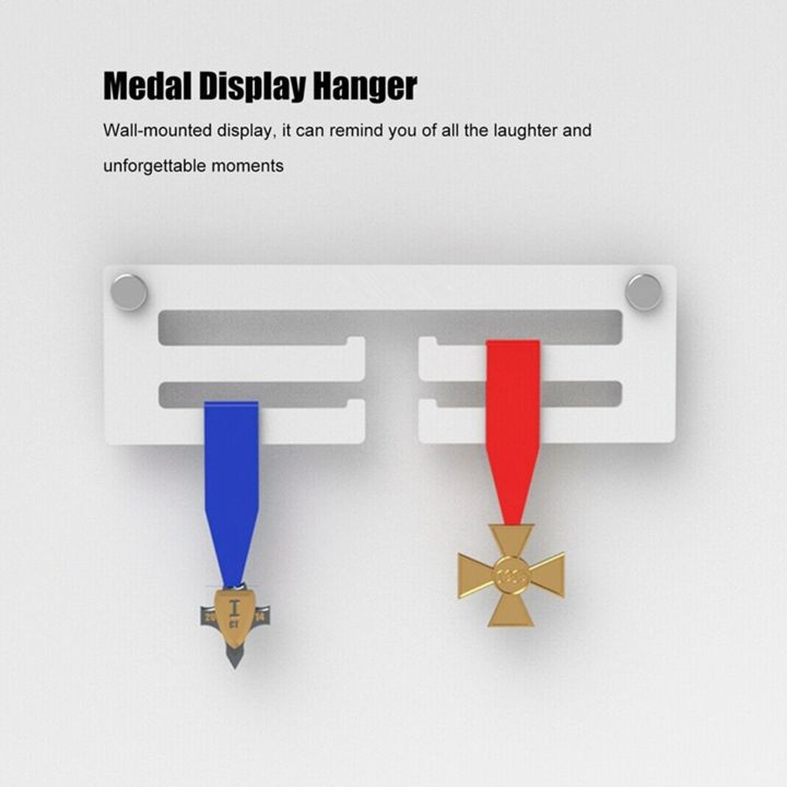 Medal Display Hanger Acrylic Prize Medal Wall Holder Display Rack for Hanging Medals
