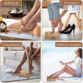 Dual 6 Row Foot Wooden Massager Roller Plantar Fasciitis Relief Feet Pain Muscle Relaxation Massage Tools 6-5 ROW BOTH Size. 