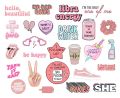 Girl Power Aesthetic Stickers Motivational Quote Decals Pink & Pastel Planner Stickers Feminine Empowerment Graphics Trendy Teen Stickers Self-Care and Positive Vibe Decals Cute Slogan Sticker Pack of 24 Stickers 2 Inch x 2 Inch Each Size. 