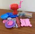 Play Color Dough Spaghetti Maker Noodle Set Kitchen Creations Pasta Maker Machine Pretend Chef Toy Modeling Clay Dough Tools for Kids  Birthday Gift.. 