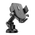 Car Mount K568 360° Rotatable Mobile Holder Dashboard and Windshield Extendable Grip Black. 