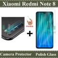 Xiaomi Redmi Note 8 Glass Protector Tempered Glass Screen Protection Polish Glass + Back Camera 9H Gorilla Flexible Protector For Xiaomi Redmi Note 8. 