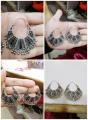 Indian earrings gold palated 1carat. 