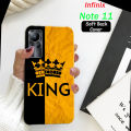Infinix Note 11 Back Cover - King Soft Case. 