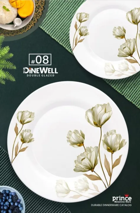 Dine%20Well%2077%20Pcs%20Crystal%20Coated%20Melamine%20Dinner%20Set%20%E2%80%93%20Double%20Glaze%20%7C%20Glass%20Lid%20%7C%20Premium%20Crockery%20for%208%20Person%20%7C%20Luxury%20Gift%20Set%20%7C%20Heat%20Resistant%20%7C%20Dishwasher%20Safe%20%7C%20Wedding%20&%20Home%20Use%20-%20Image%203